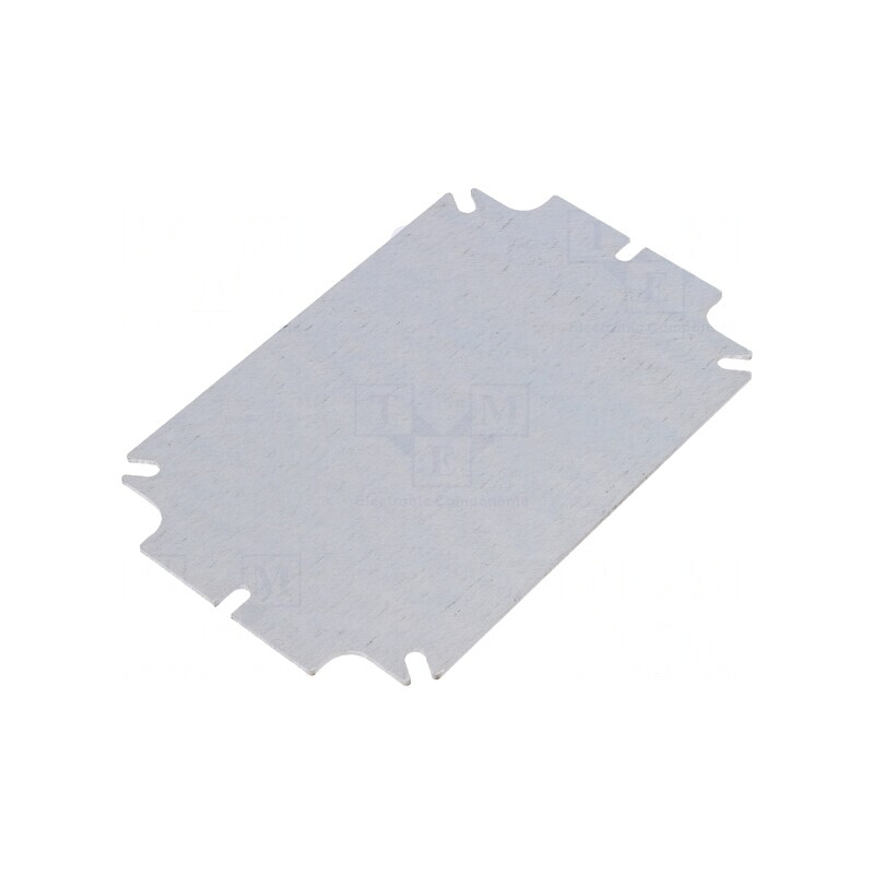 Placă de montare oțel 88x138x1,5mm ZP | Electronic-mag.ro | Componente Electronice