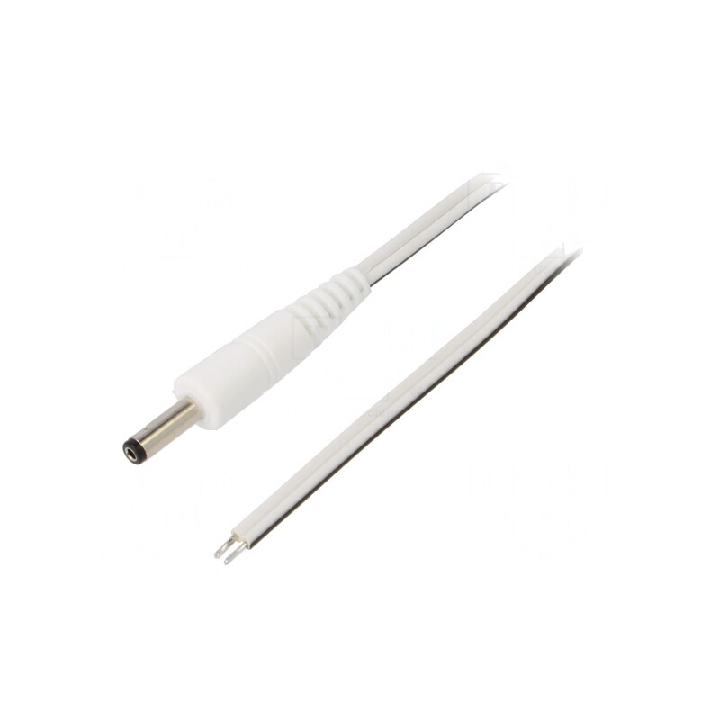 Cablu Electric Alb 0,5m cu Mufă DC 4,0/1,7 | Electronic-mag.ro | Componente Electronice