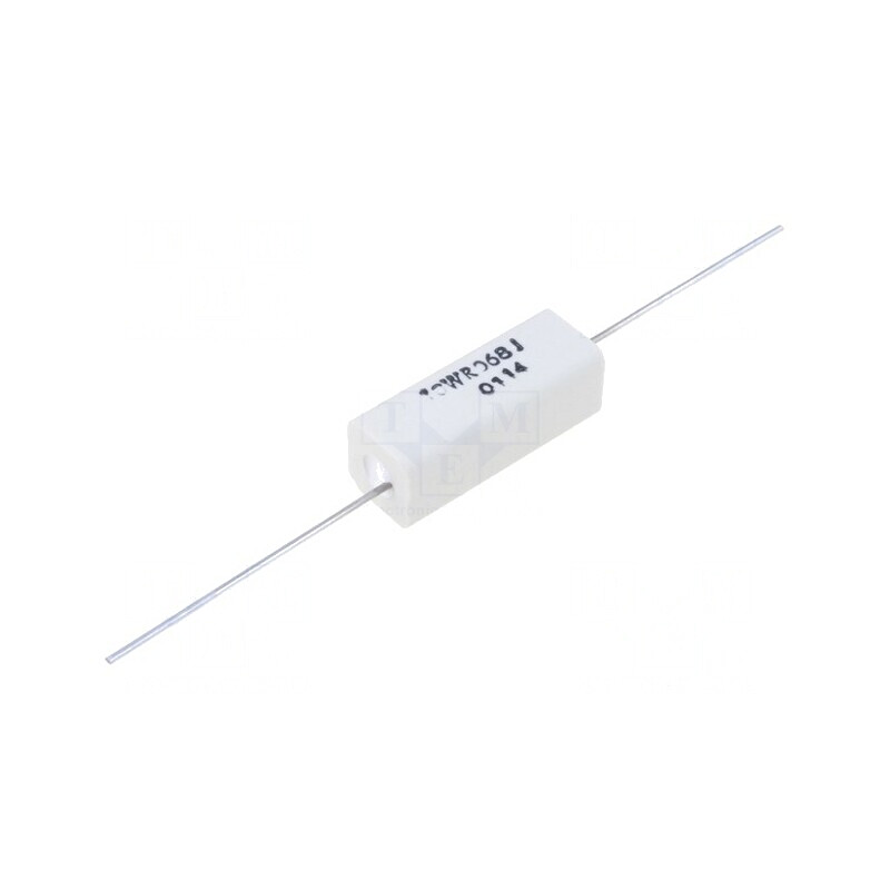 Rezistor bobinat cu ciment 68mΩ 10W THT | Electronic-mag.ro | Componente Electronice