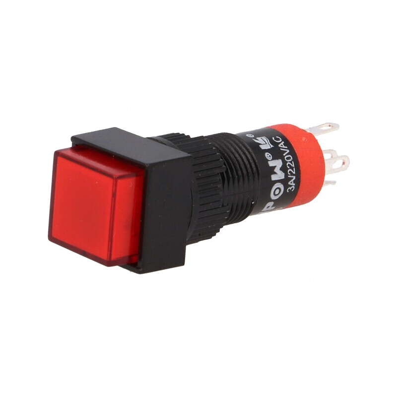 Comutator SPDT ON-ON 0.5A 250VAC Acționat prin Apăsare | Electronic-mag.ro | Componente Electronice