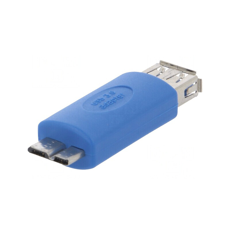 Adaptor USB 3.0 USB A la Micro USB B Nichelat | Electronic-mag.ro | Componente Electronice