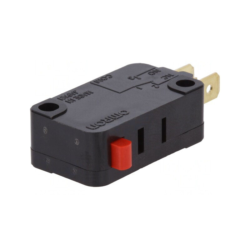Microîntrerupător SNAP ACTION 5A/250VAC SPDT fără manetă | Electronic-mag.ro | Componente Electronice