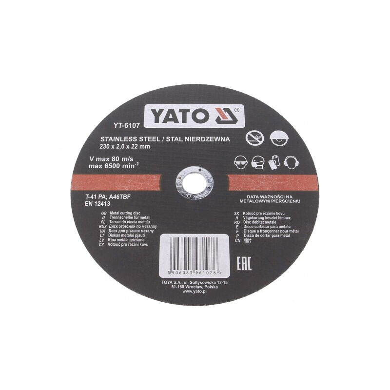 Disc de Tăiere 230mm 22mm 2mm 6500rpm | Electronic-mag.ro | Componente Electronice Disc de Tăiere 230mm 22mm 2mm 6500rpm | Electronic-mag.ro | Componente Electronice