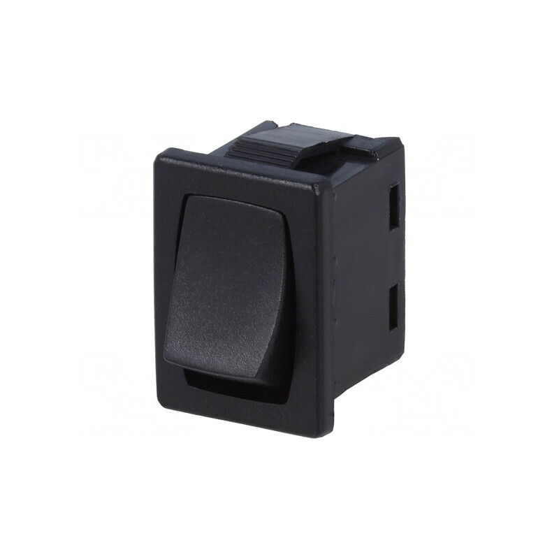 Întrerupător Basculant ON-OFF 6A/250V Negru | Electronic-mag.ro | Componente Electronice