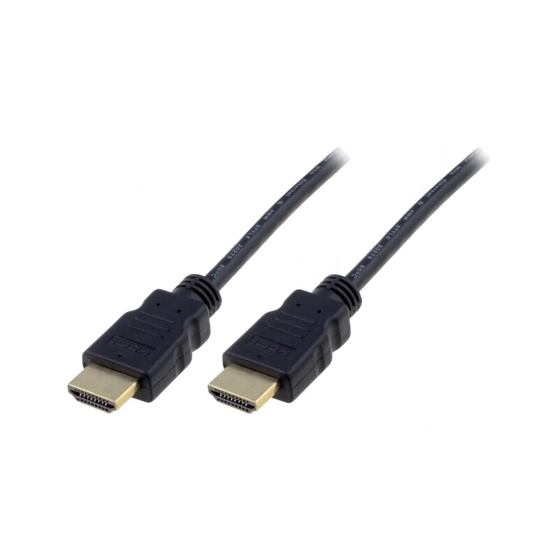 Cablu HDMI 1.4 2m Negru | Electronic-mag.ro | Componente Electronice