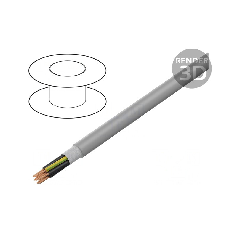 Cablu de Control ÖLFLEX® CHAIN 809 3G1mm2 Gri PVC Cu | Electronic-mag.ro | Componente Electronice