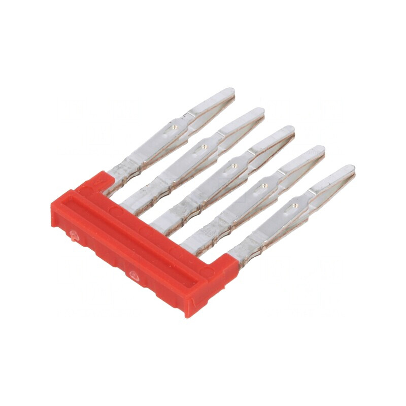 Punte cu șuruburi 5 piste roșie seria A | Electronic-mag.ro | Componente Electronice
