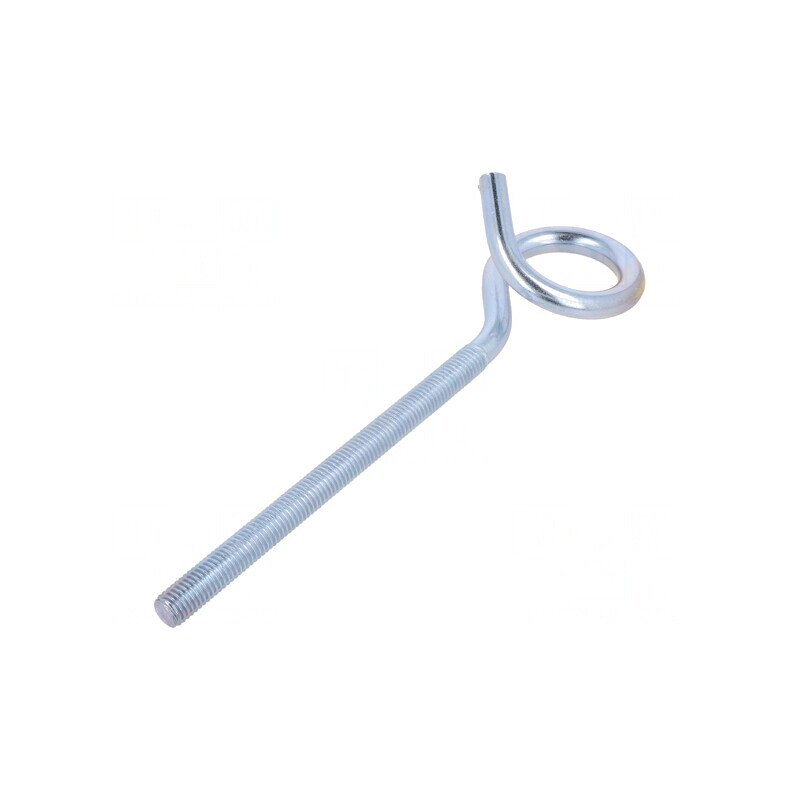 Cârlig inelar oțel zincat 200mm | Electronic-mag.ro | Componente Electronice