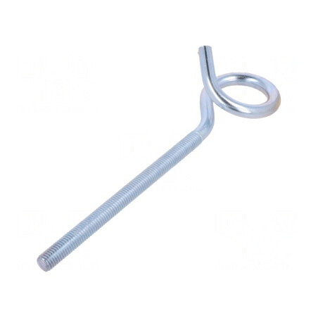 Cârlig inelar oțel zincat 200mm | Electronic-mag.ro | Componente Electronice