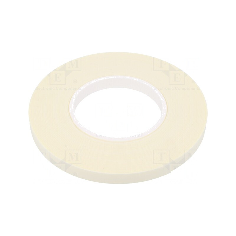 Bandă dublu adezivă 12mm x 11m albă | Electronic-mag.ro | Componente Electronice