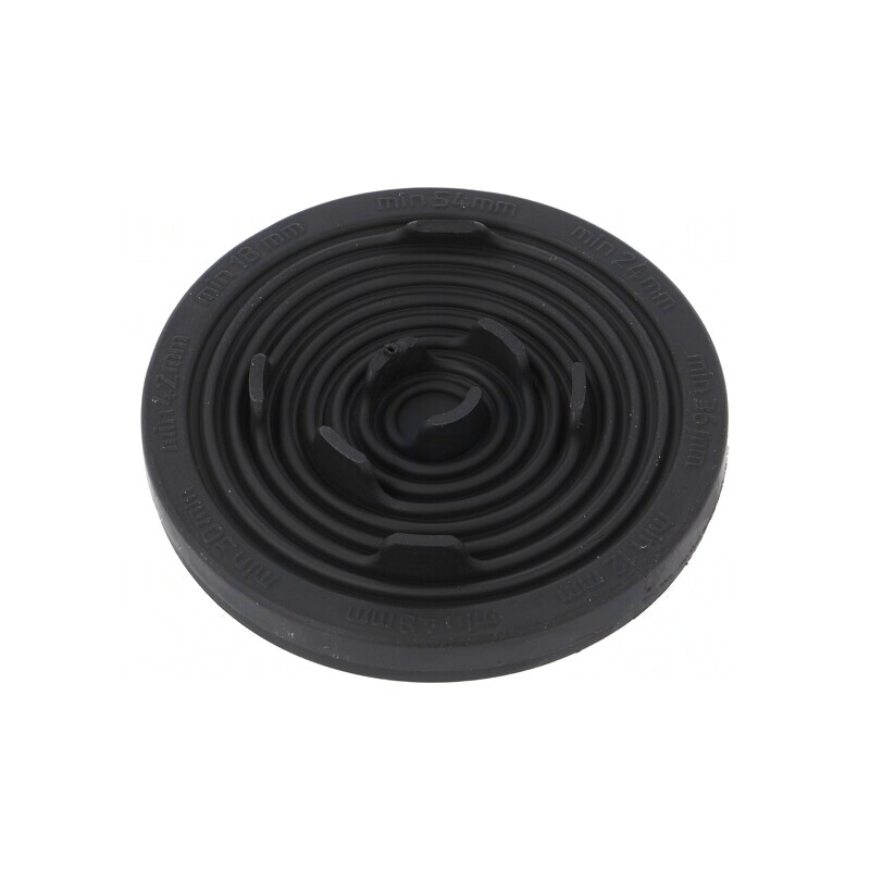 Manşon Elastomer Termoplastic TPE Negru 60mm | Electronic-mag.ro | Componente Electronice