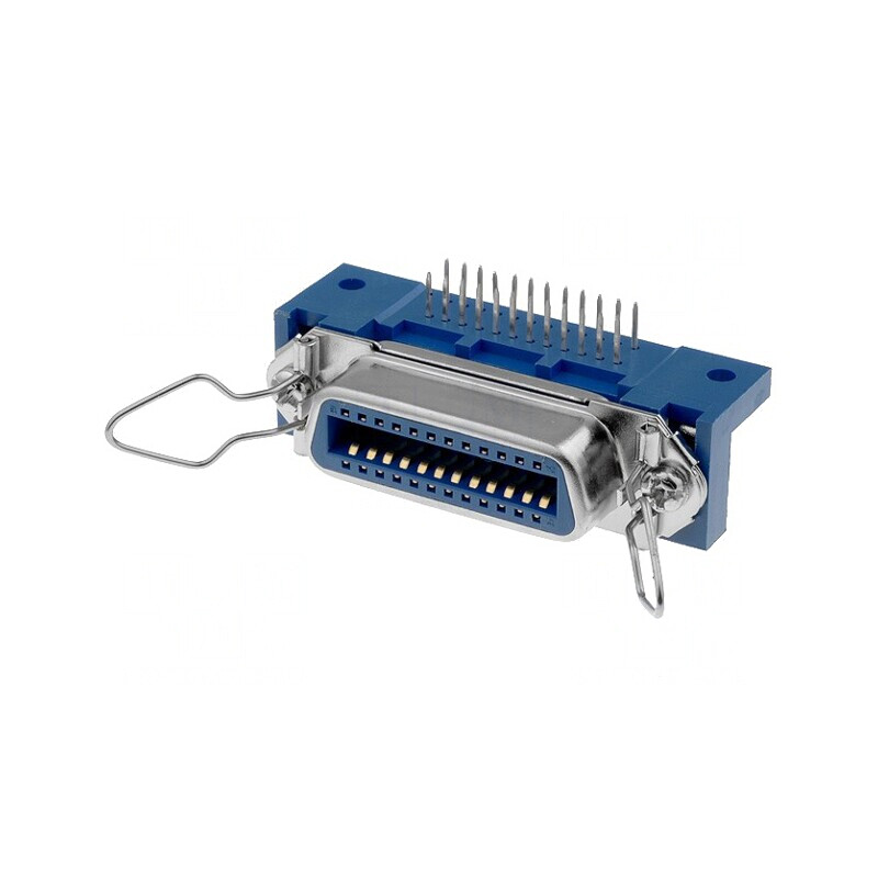 Conector Centronics Mamă 24 PIN THT 90° 47mm | Electronic-mag.ro | Componente Electronice