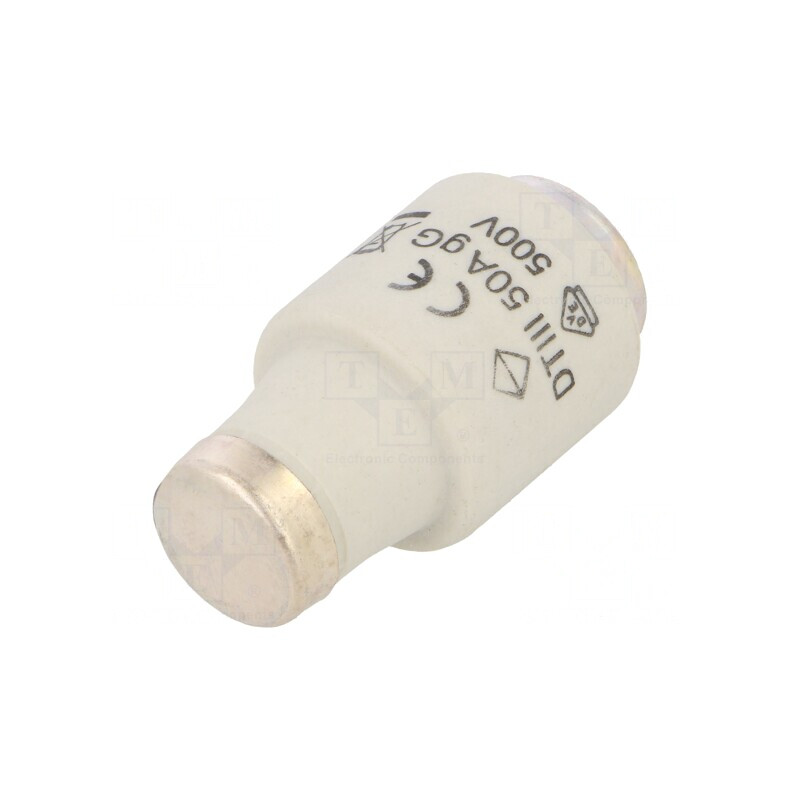 Siguranță gG 50A 500V DIII | Electronic-mag.ro | Componente Electronice