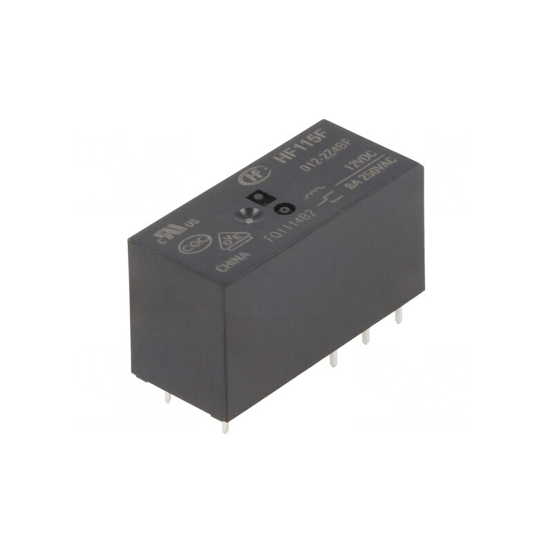 Releu Electromagnetic DPDT 12VDC 8A PCB | Electronic-mag.ro | Componente Electronice