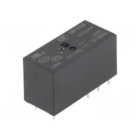 Releu Electromagnetic DPDT 12VDC 8A PCB | Electronic-mag.ro | Componente Electronice