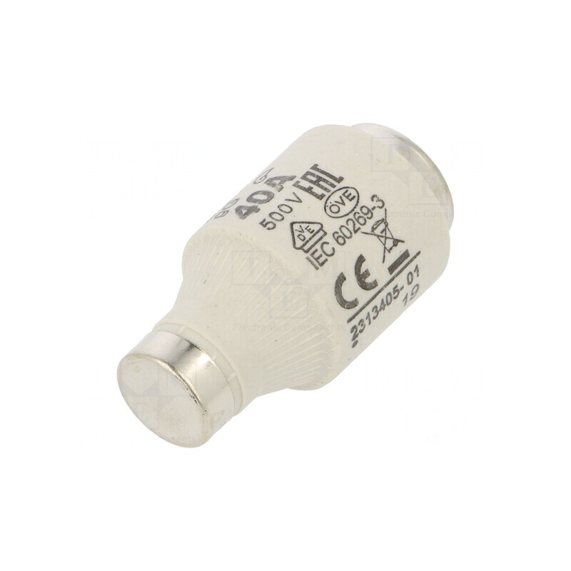 Siguranță Ceramica 40A 500V DIII | Electronic-mag.ro | Componente Electronice