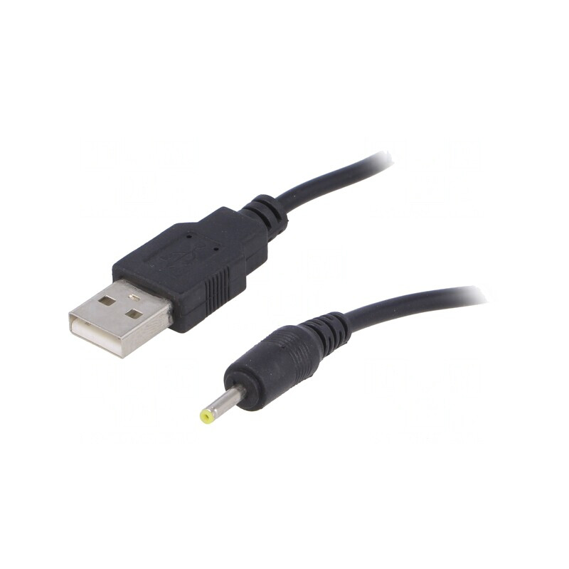 Cablu USB A la DC 2,5/0,7 Negru 0,8m | Electronic-mag.ro | Componente Electronice Cablu USB A la DC 2,5/0,7 Negru 0,8m | Electronic-mag.ro | Componente Electronice