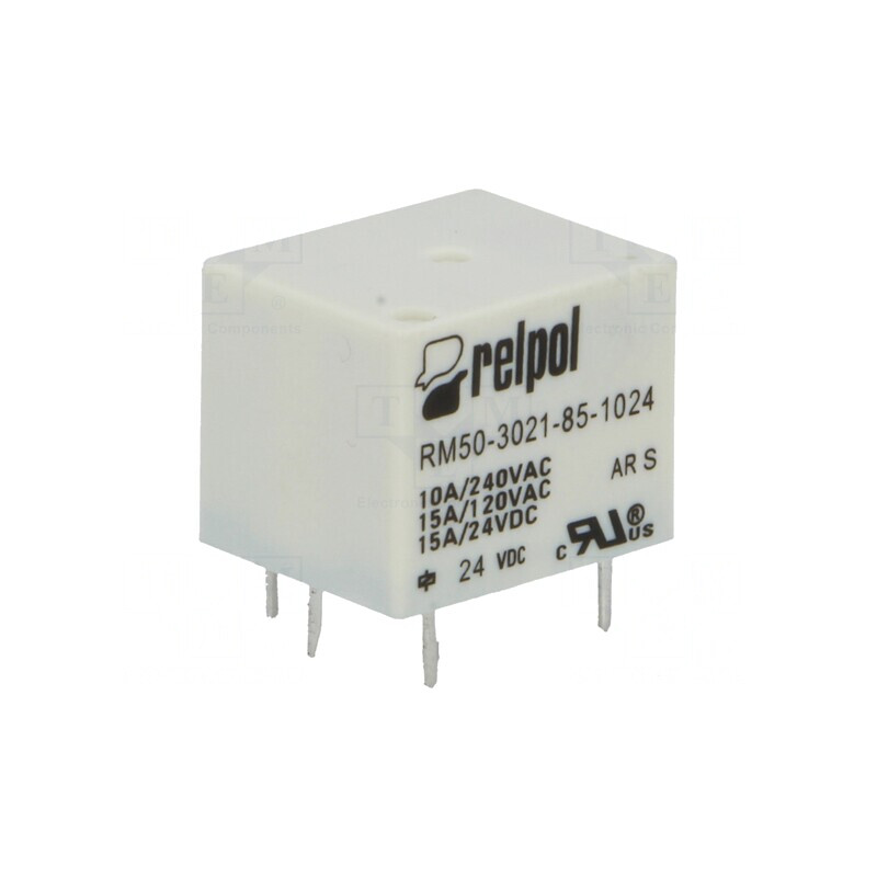 Releu Electromagnetic SPST-NO 24VDC 15A 10A/240VAC | Electronic-mag.ro | Componente Electronice