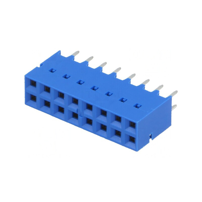 Conector Soclu PCB Mamă 2,54mm 16-PIN THT Aurit | Electronic-mag.ro | Componente Electronice