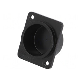 Capac de Protecție Negru Metalic XLR M3 12mm | Electronic-mag.ro | Componente Electronice