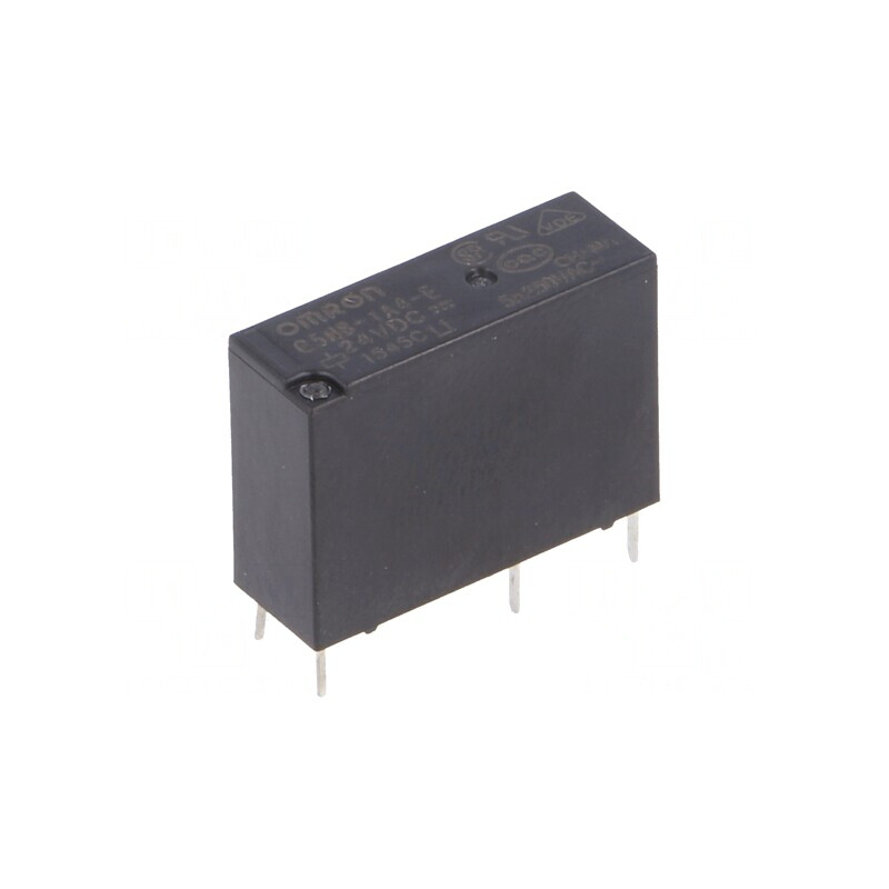 Releu Electromagnetic SPST-NO 24VDC 5A | Electronic-mag.ro | Componente Electronice