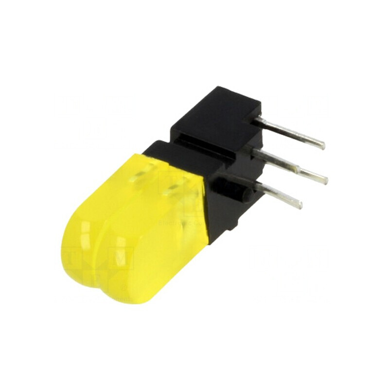 LED Galben 2 Diode 20mA 100° 589nm | Electronic-mag.ro | Componente Electronice LED Galben 2 Diode 20mA 100° 589nm | Electronic-mag.ro | Componente Electronice