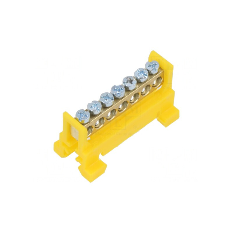 Regletă de Conexiuni cu 7 Borne Galbenă | Electronic-mag.ro | Componente Electronice Regletă de Conexiuni cu 7 Borne Galbenă | Electronic-mag.ro | Componente Electronice