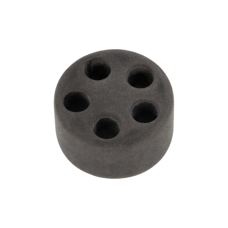 Insert Ppresetupă 6mm M32 IP68 Cauciuc NBR 5 Orificii | Electronic-mag.ro | Componente Electronice