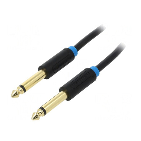 Cablu Jack 6,3mm Aurit 0,5m | Electronic-mag.ro | Componente Electronice