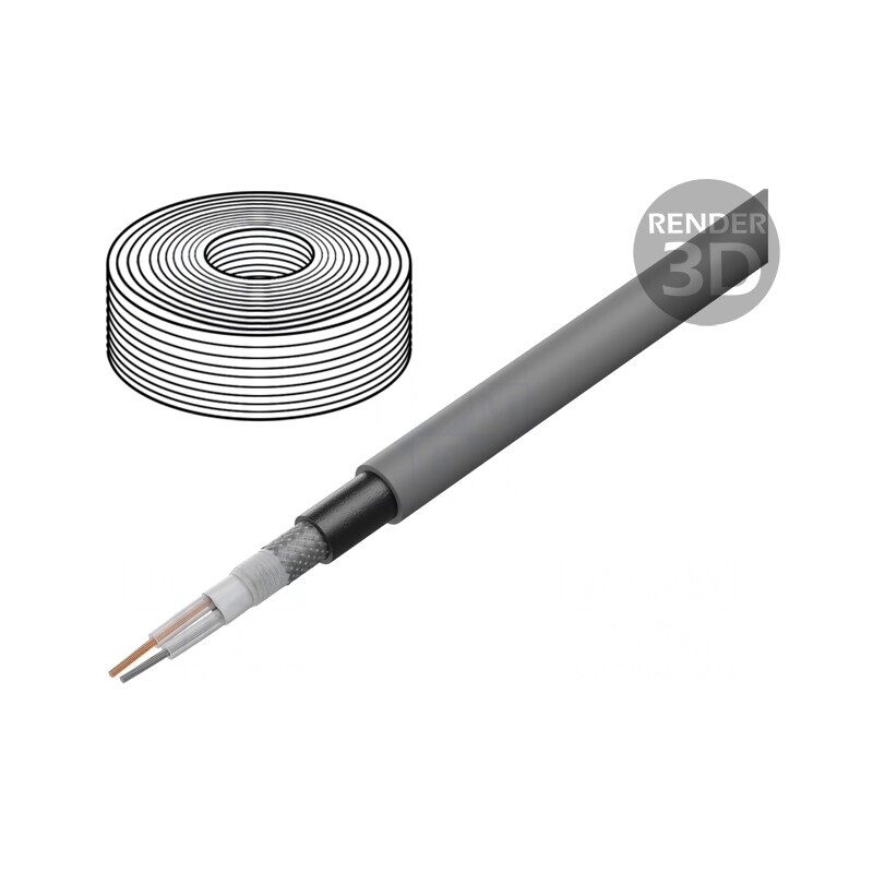 Cablu Microfon Negru OFC 2x0,35mm² | Electronic-mag.ro | Componente Electronice