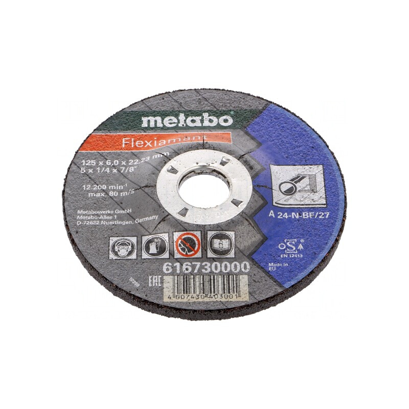 Disc de șlefuit pentru oțel 125mm 22,23mm 6mm | Electronic-mag.ro | Componente Electronice Disc de șlefuit pentru oțel 125mm 22,23mm 6mm | Electronic-mag.ro | Componente Electronice