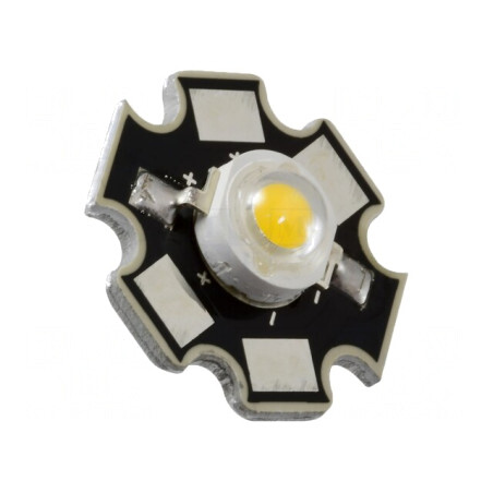 LED Putere Alb Cald 3W 750mA 120° SMD | Electronic-mag.ro | Componente Electronice