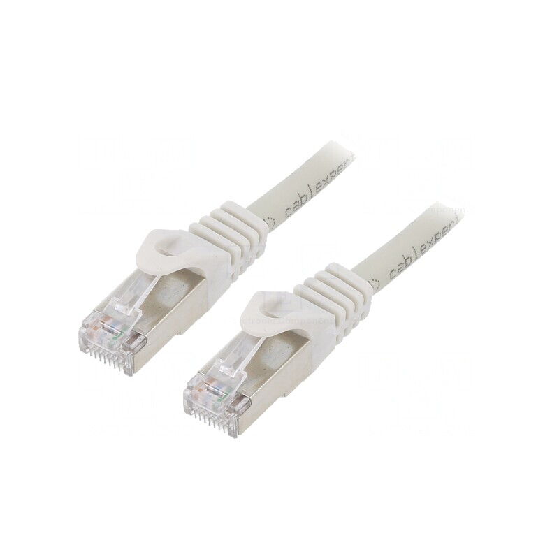 Patch cord S/FTP 6a LSZH gri 1.5m Cablexpert | Electronic-mag.ro | Componente Electronice