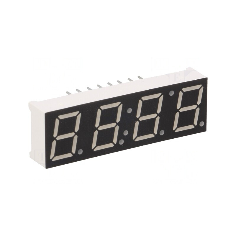 Afișaj LED 7 Segmente 10mm 4 Digits Roșu | Electronic-mag.ro | Componente Electronice