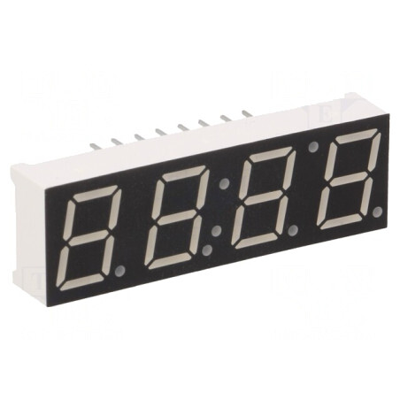 Afișaj LED 7 Segmente 10mm 4 Digits Roșu | Electronic-mag.ro | Componente Electronice