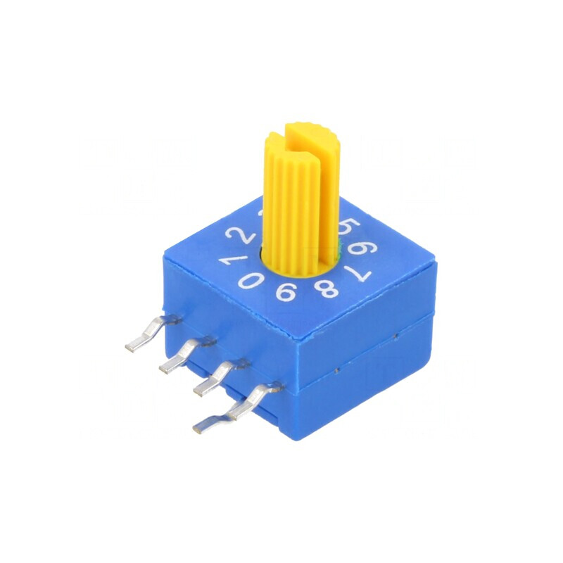 Întrerupător codificare DEC/BCD THT 10 poziții | Electronic-mag.ro | Componente Electronice