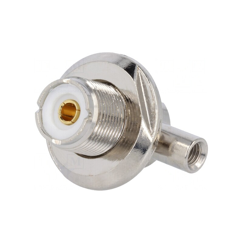 Soclu UHF SO-239 Mamă 90° RG58 | Electronic-mag.ro | Componente Electronice