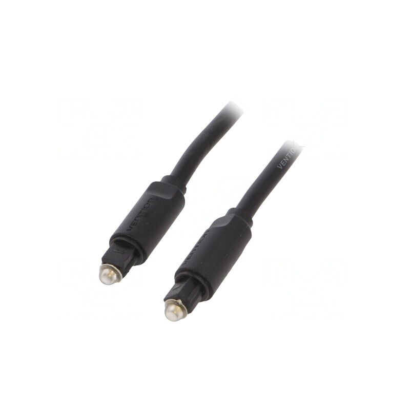 Cablu Audio Optic Toslink 1m Aurit Negru | Electronic-mag.ro | Componente Electronice