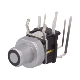 Comutator Tastatură SPST-NO cu LED Argintiu 12V | Electronic-mag.ro | Componente Electronice