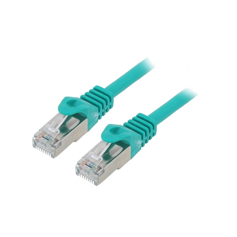 Patch Cord F/UTP Cat6 2m Verde RJ45 | Electronic-mag.ro | Componente Electronice