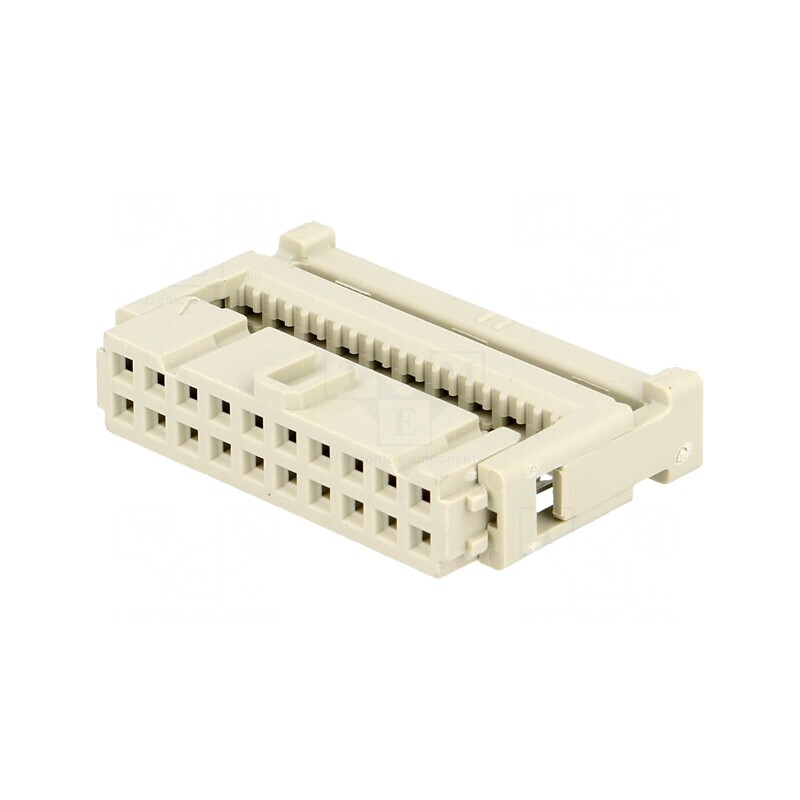 Mufă IDC mamă 20 pini cablu-bandă 1,27mm | Electronic-mag.ro | Componente Electronice Mufă IDC mamă 20 pini cablu-bandă 1,27mm | Electronic-mag.ro | Componente Electronice