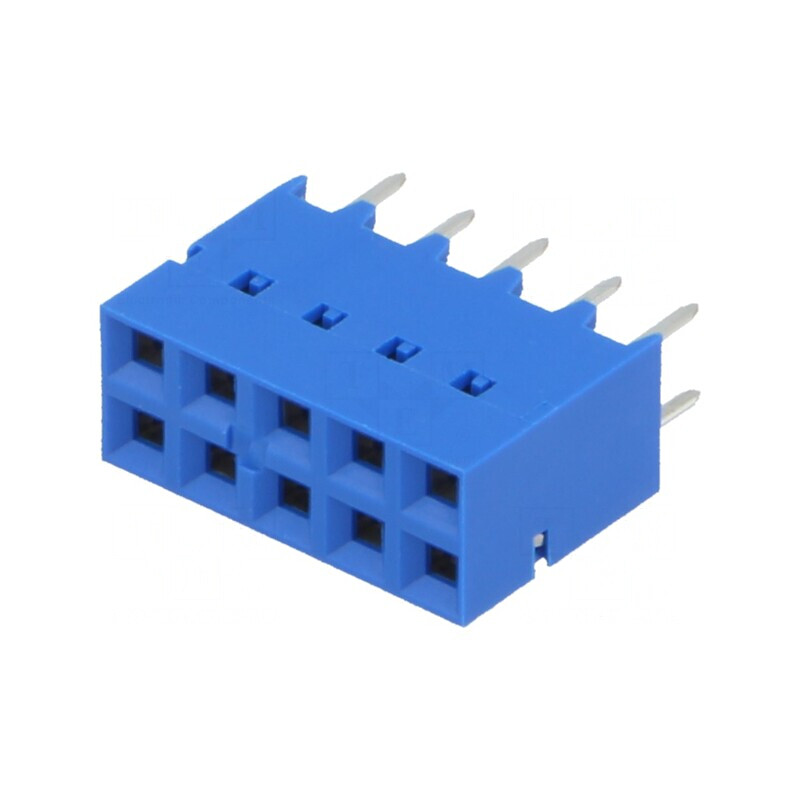 Conector PCB Mamă Dubox 2.54mm 10 PIN THT Aurit Drept | Electronic-mag.ro | Componente Electronice