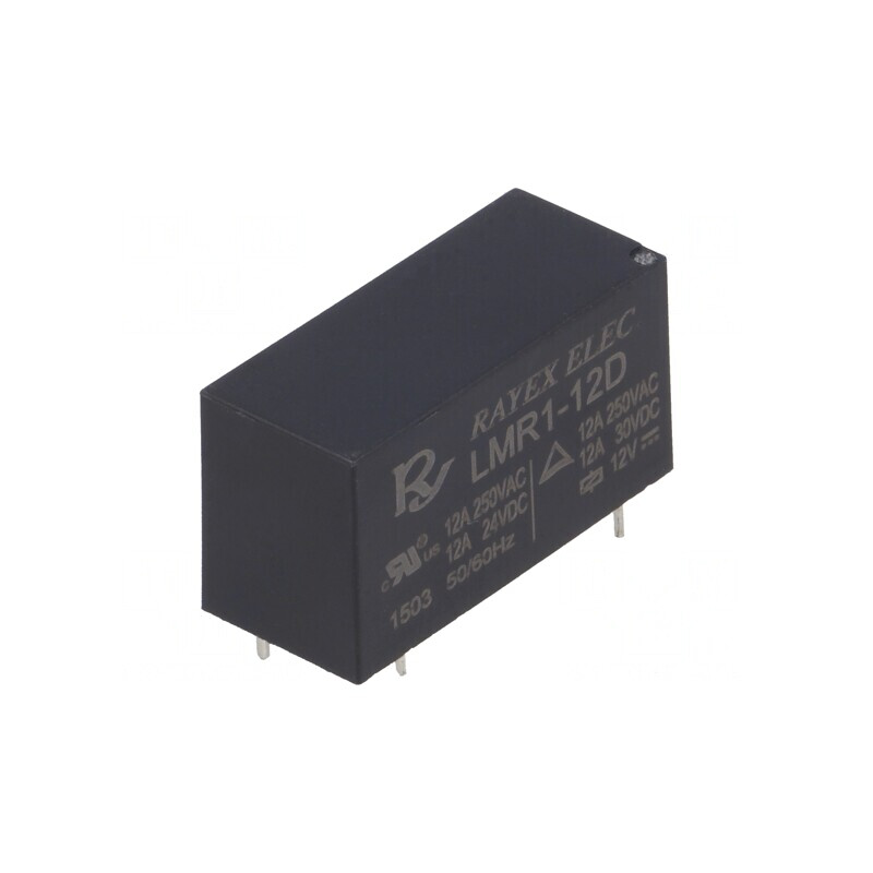Releu Electromagnetic SPDT 12VDC 12A PCB | Electronic-mag.ro | Componente Electronice