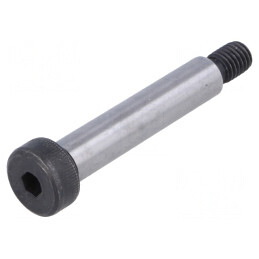 Şurub M8 oțel imbus HEX 5mm 13mm filetat | Electronic-mag.ro | Componente Electronice