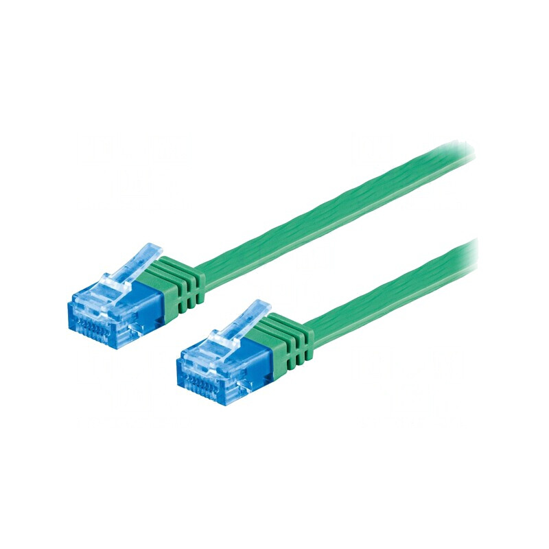 Patch Cord U/UTP Cat6a Verde 2m | Electronic-mag.ro | Componente Electronice
