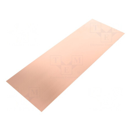 Placă Laminată Epoxidică FR4 0.6mm 280x100mm Două Fețe | Electronic-mag.ro | Componente Electronice
