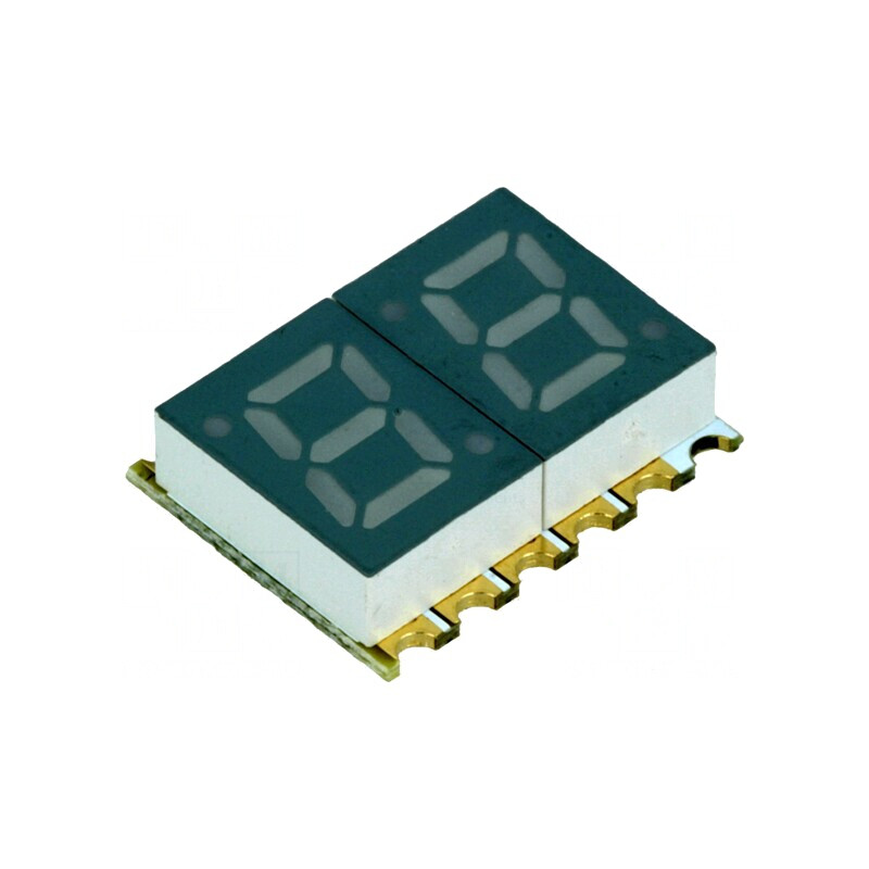 Afișaj LED 7 Segmente 7mm Verde | Electronic-mag.ro | Componente Electronice