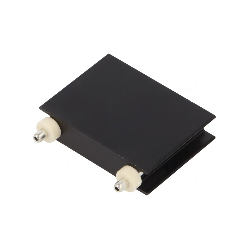 Radiator extrudat plat negru pentru TO220, TO247, SOT93 | Electronic-mag.ro | Componente Electronice