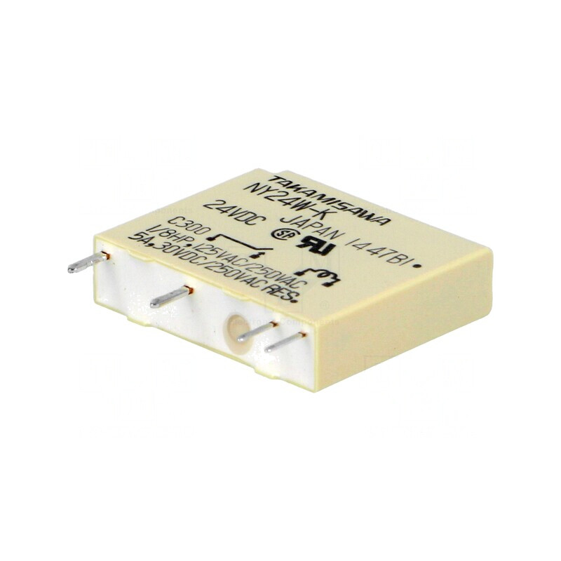 Releu Electromagnetic SPST-NO 24VDC 5A | Electronic-mag.ro | Componente Electronice