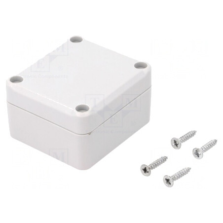 Carcasă Universală Polistiren Gri 57x63x37mm | Electronic-mag.ro | Componente Electronice